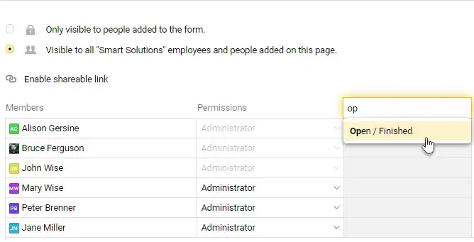 Аccess to form requests in Pyrus-2
