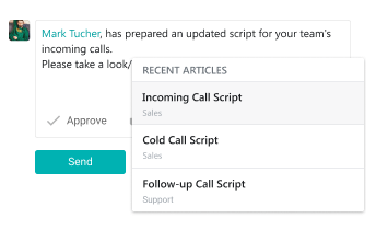 Quick Links to Articles in Tasks